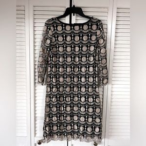 Knee length cocktail dress